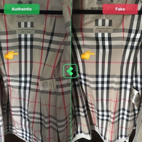 burberry touch fake vs real|identify burberry raincoat.